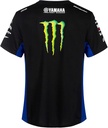 YAMAHA VR46 MONSTER TEAM SİYAH KISA KOL TSHİRT - Resim 2