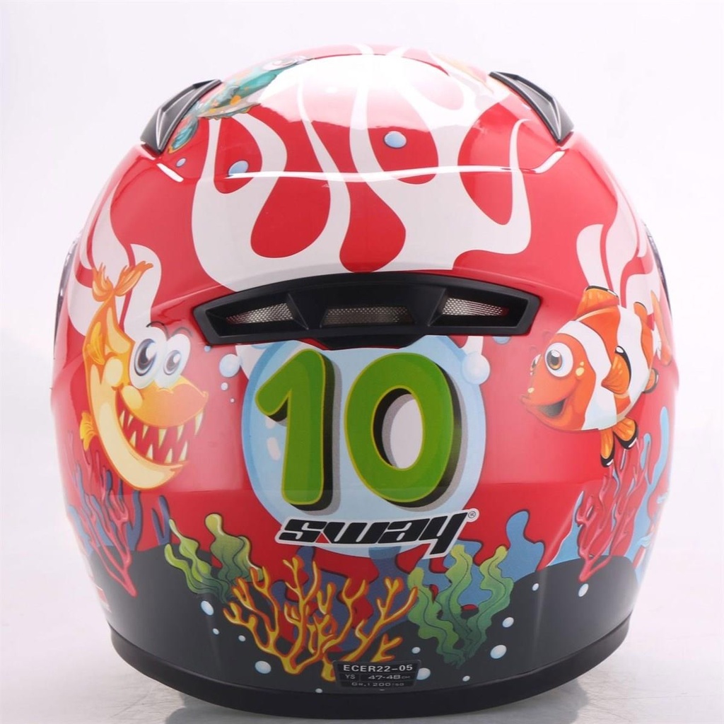 SWAY SW815 FULL FACE ÇOCUK KASKI - Resim 2