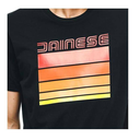 DAİNESE STRİPES BEYAZ BİSİKLET YAKA KISA KOL TSHİRT 