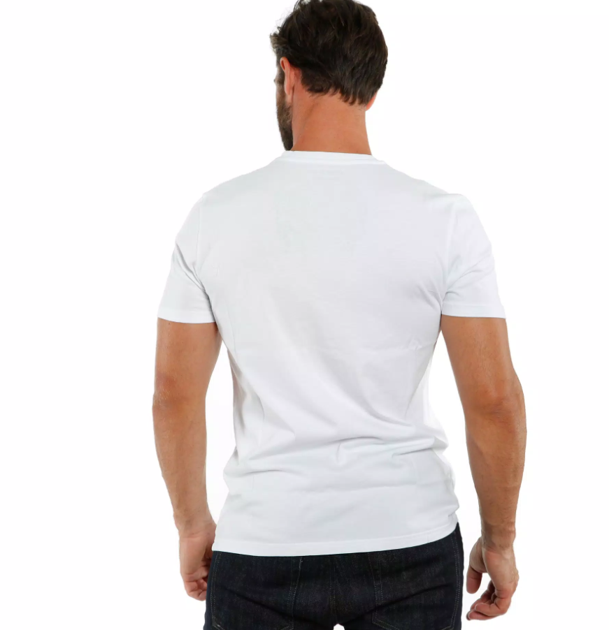 DAİNESE RACİNG SERVİCE BEYAZ YAZI BİSİKLET YAKA KISA KOL TSHİRT