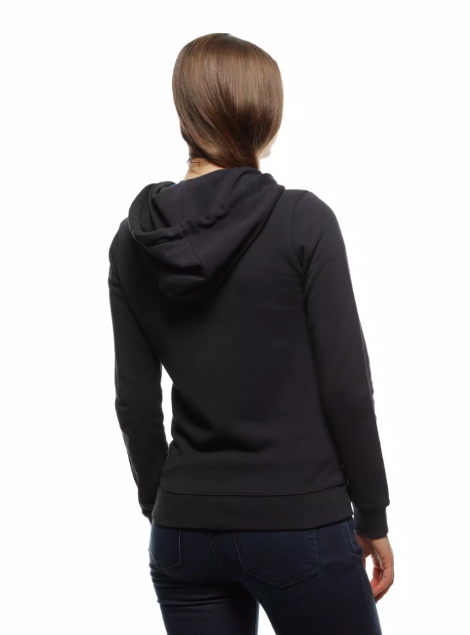 DAINESE ZIP KADIN KAPÜŞONLU HIRKA SİYAH