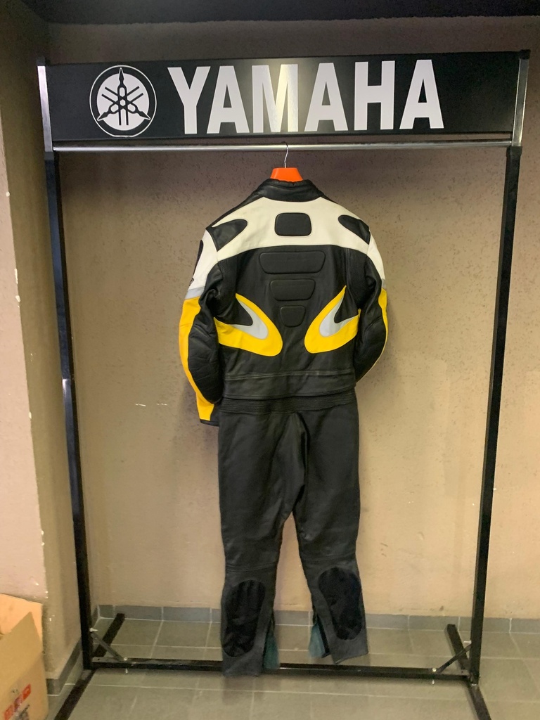 SPEED İKİ PARÇALI DERİ MOTOSİKLET TULUMU 