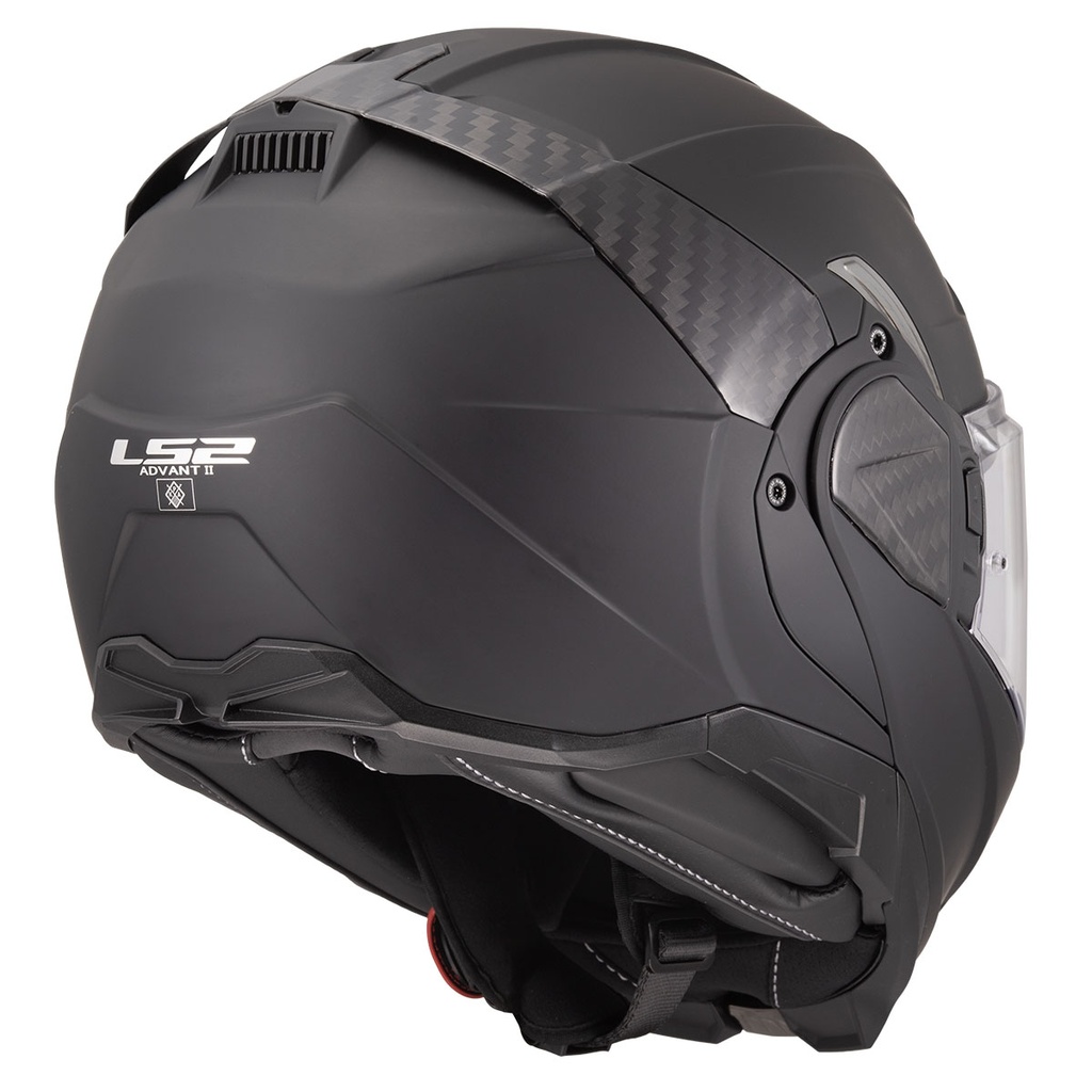 LS2 ADVANT 2 ÇENE AÇILIR MAT SİYAH KASK 