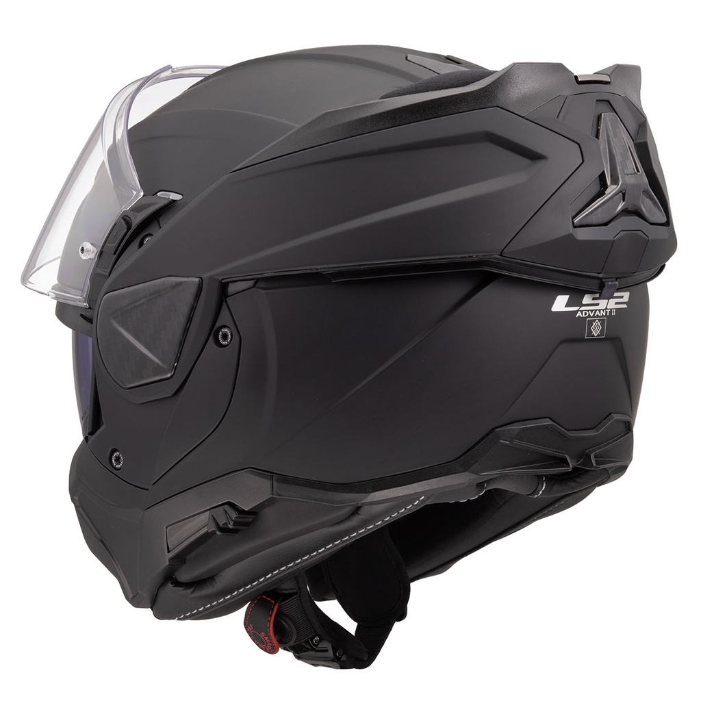 LS2 ADVANT 2 ÇENE AÇILIR MAT SİYAH KASK 