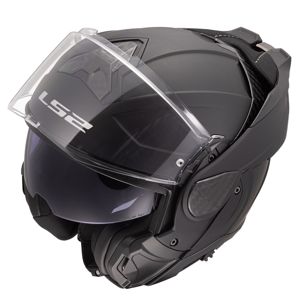 LS2 ADVANT 2 ÇENE AÇILIR MAT SİYAH KASK 