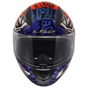 LS2 RAPID 2 MEMPHIS KIRMIZI-MAVİ KASK 