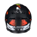 LS2 STREAM 2 ANGRY MONKEY MAT SİYAH-KIRMIZI KASK 