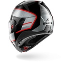 SHARK OXO SIKTER ÇENE AÇILIR SİYAH KIRMIZI GRİ KASK