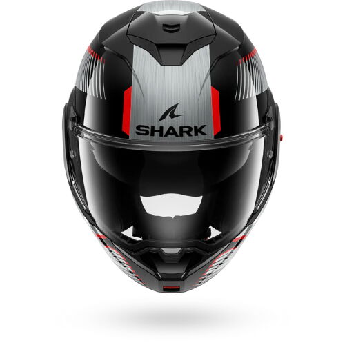 SHARK OXO SIKTER ÇENE AÇILIR SİYAH KIRMIZI GRİ KASK