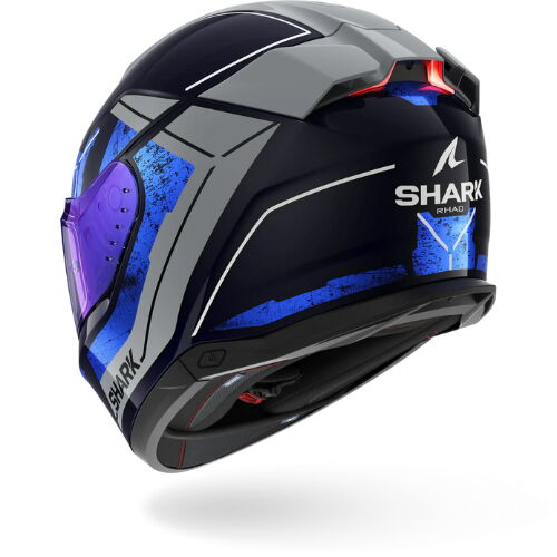 SHARK SKWAL İ3 RHAD MAVİ GRİ KAPALI KASK