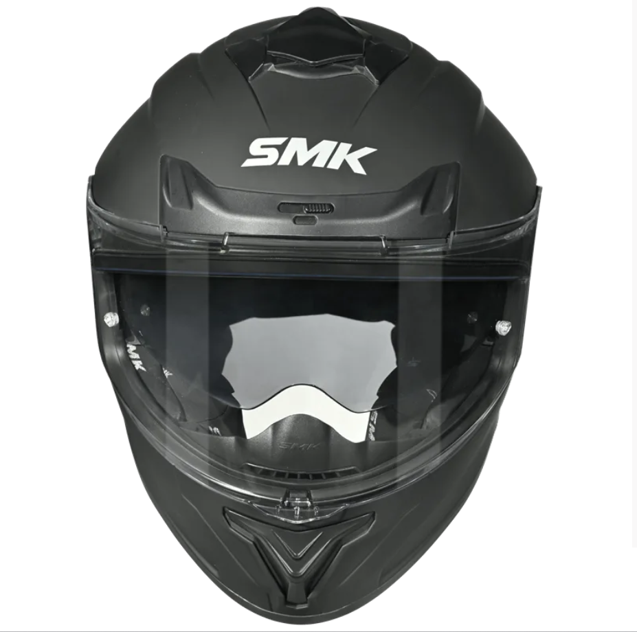 SMK TYPHOON SOLID MAT SİYAH KASK 