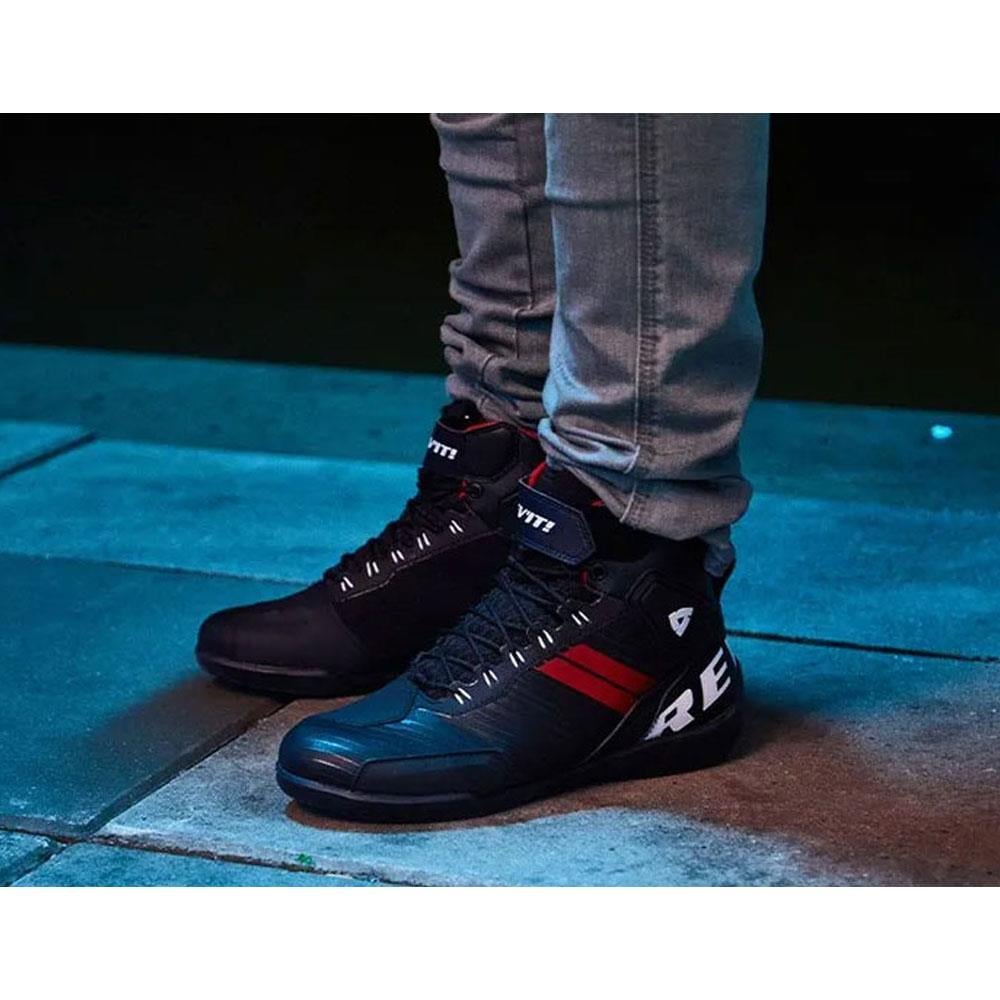 REVIT G-FORCE SİYAH-KIRMIZI AYAKKABI