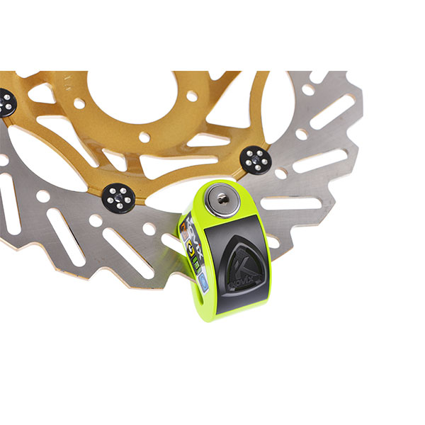 KOVIX KD6-FG ALARMLI DİSK KİLİT NEON SARI 