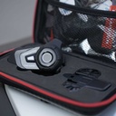 KNMASTER KN6100PRO MOTOSİKLET KASK İNTERKOM SETİ-KARBON SİYAH