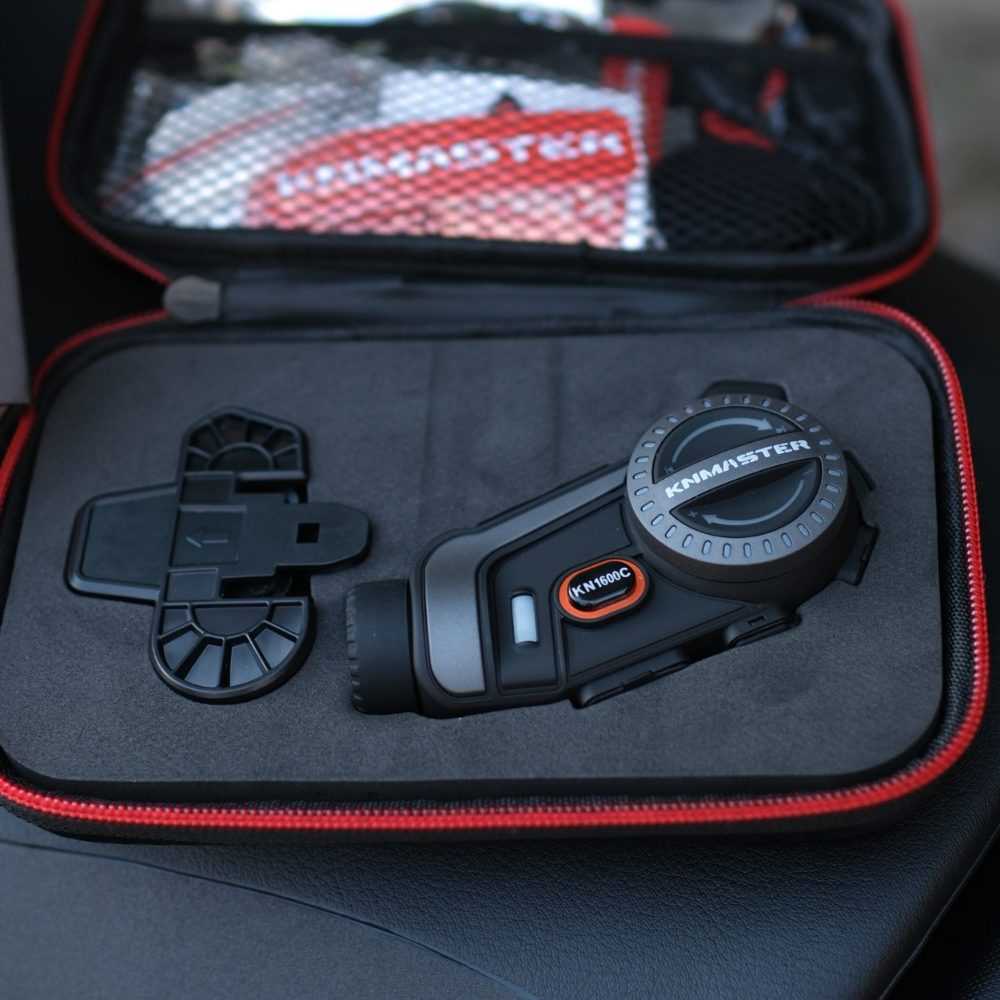 KNMASTER KN1600C PRO KAMERALI MOTOSİKLET KASK İNTERKOM BLUETOOTH KULAKLIK SETİ 