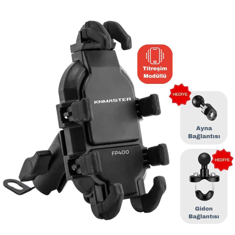 KNMASTER FP400 TİTREŞİM ENGELLEYİCİLİ TELEFON TUTUCU 