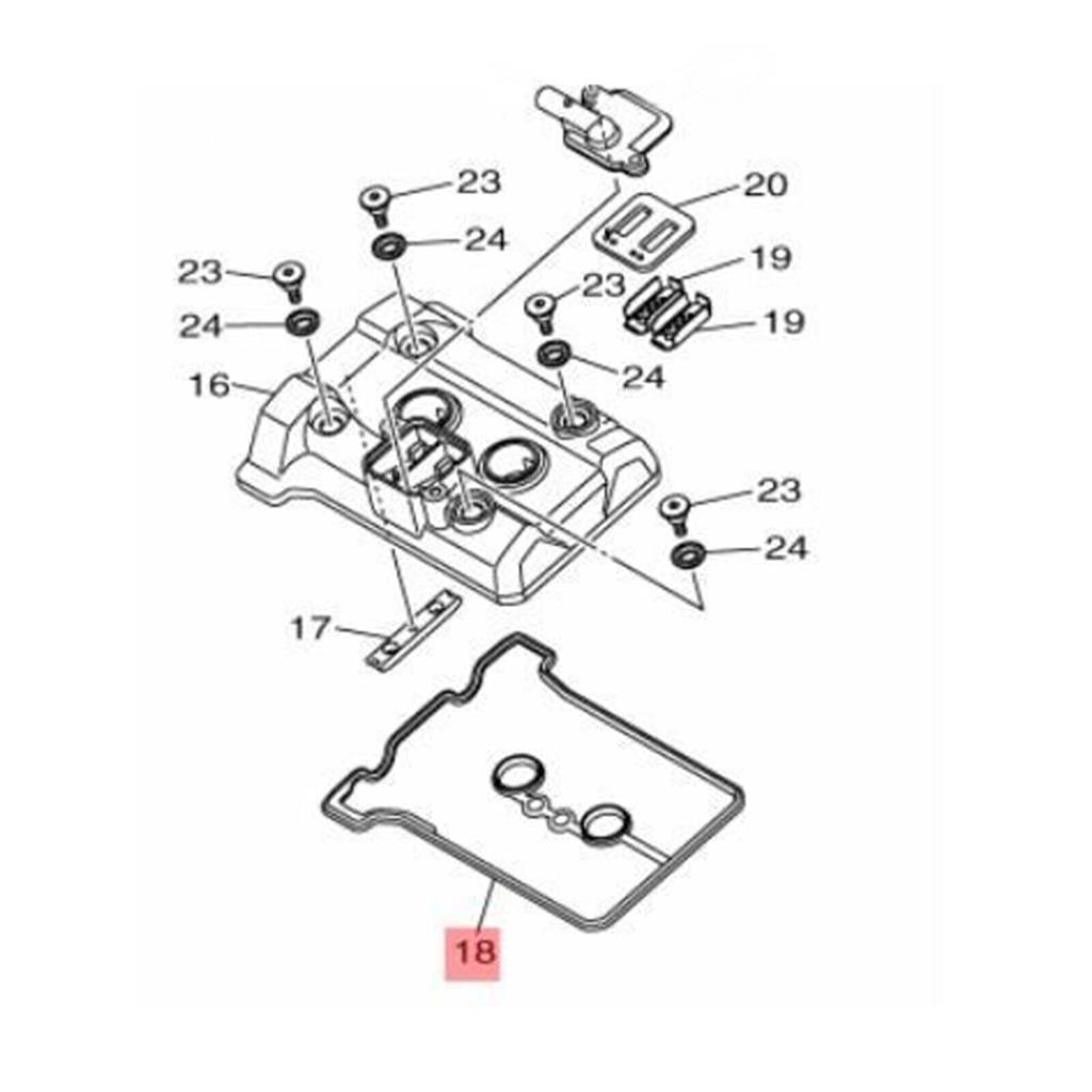 YAMAHA YZF R25 MT25 KÜLBÜTÖR KAPAK CONTASI 2015-2025