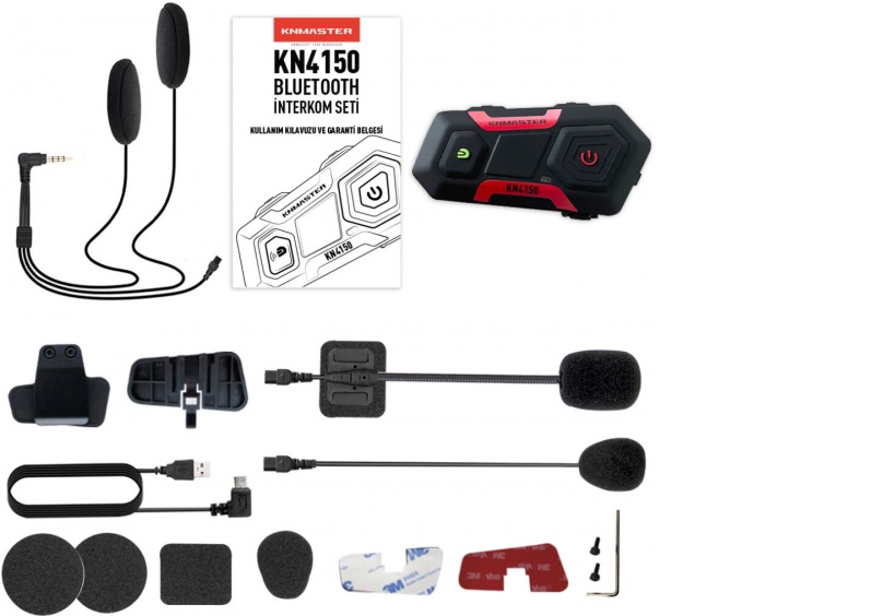 KNMASTER KN4150 BLUETOOTH İNTERCOM SETİ - Resim 2