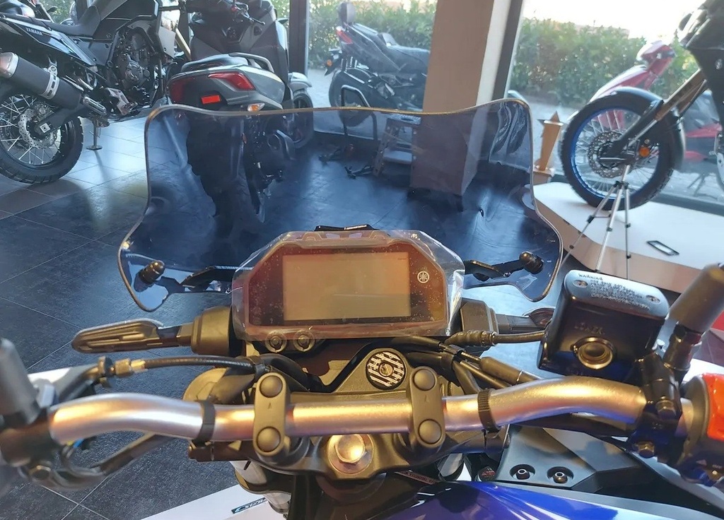 YAMAHA MT25 2020 2024 UYUMLU ABV ÖN SPOR CAM SİYAH - Resim 2