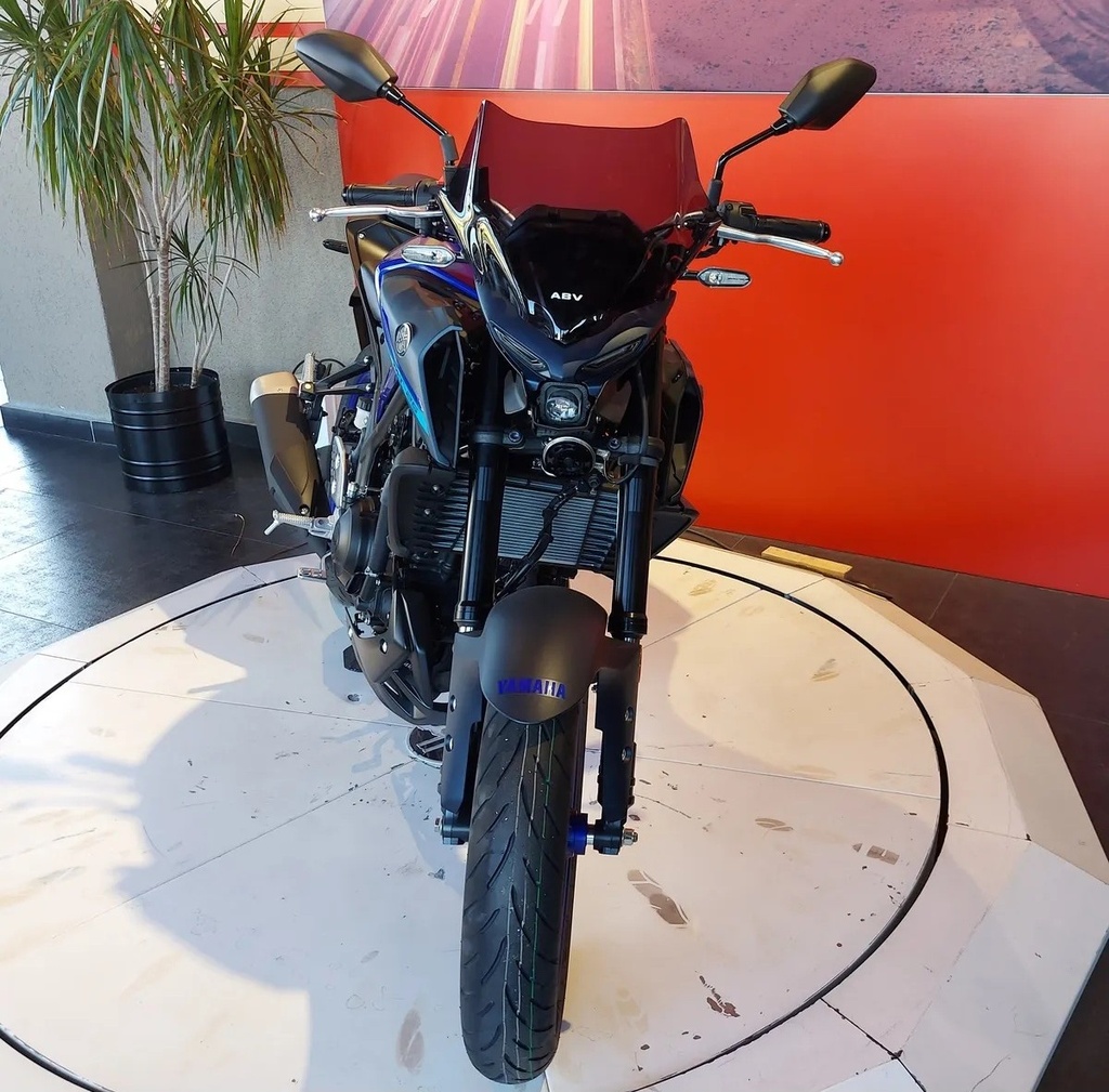 YAMAHA MT25 2020 2024 UYUMLU ABV ÖN SPOR CAM SİYAH - Resim 3