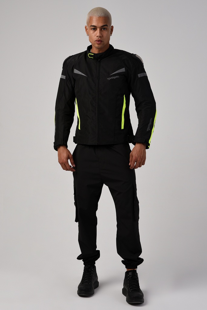 PROHEL COLOMBIA SİYAH NEON HÖRGÜÇLÜ MEVSİMLİK MONT 