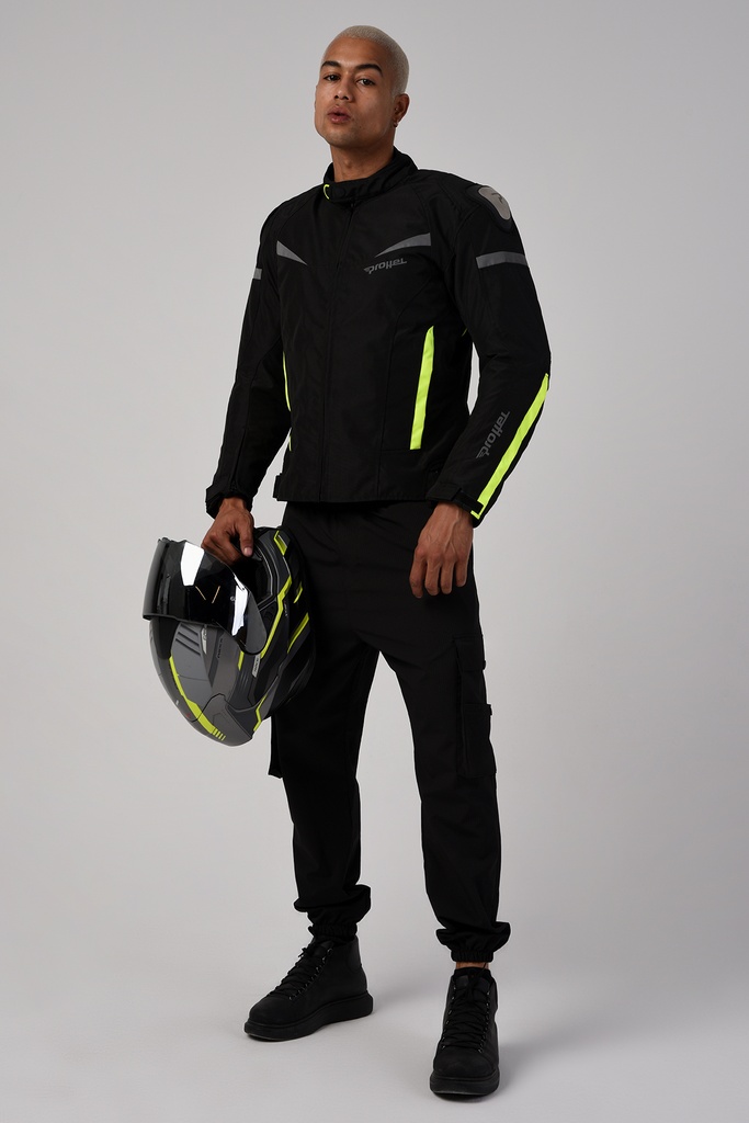 PROHEL COLOMBIA SİYAH NEON HÖRGÜÇLÜ MEVSİMLİK MONT 