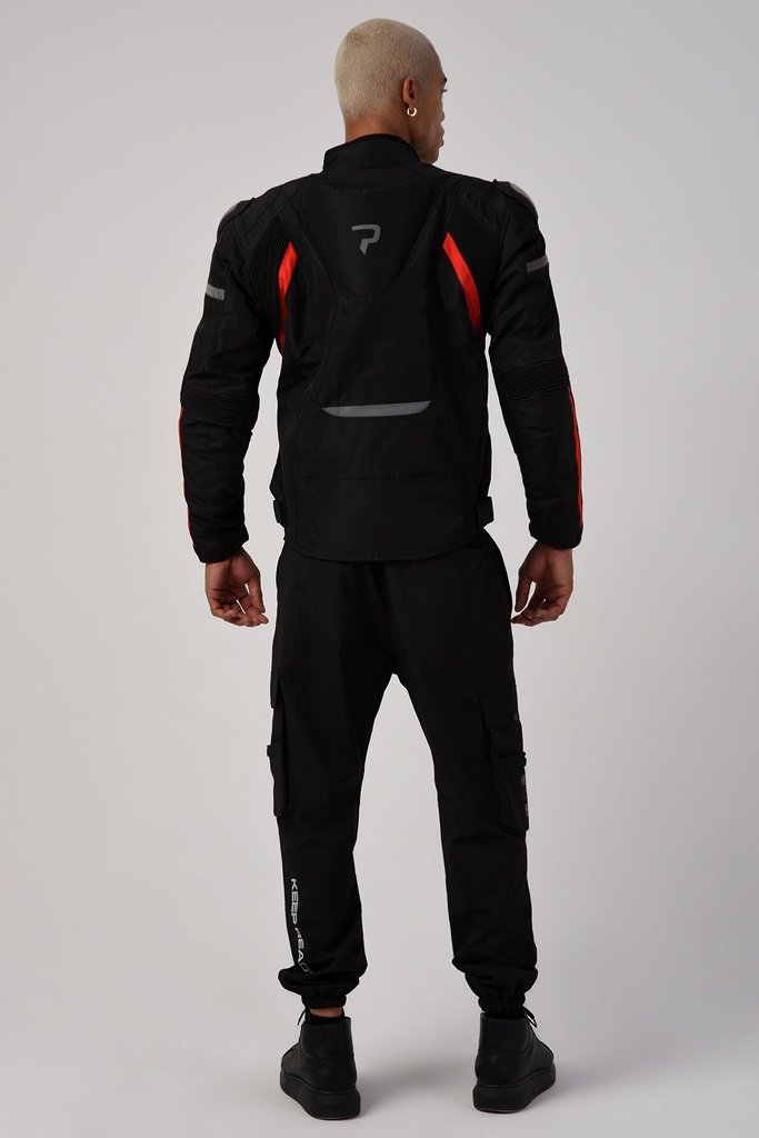 PROHEL COLOMBIA SİYAH KIRMIZI HÖRGÜÇLÜ MEVSİMLİK MONT 