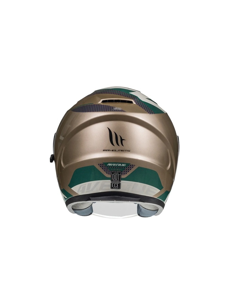 MT AVENUE SİDEWAY GOLD GÜNEŞ VİZÖRLÜ YARIM KASK
