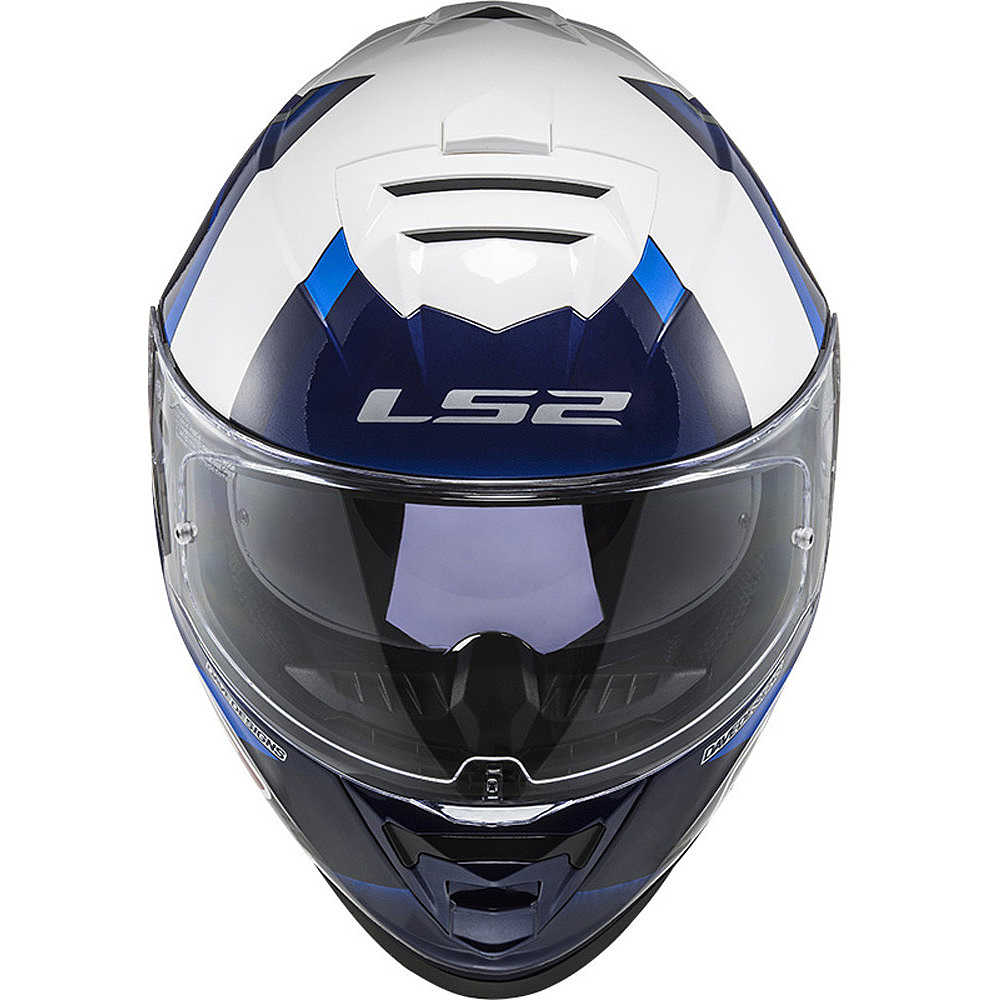 LS2 STORM 2 MCPHEE REPLİCA MAVİ BEYAZ KAPALI KASK 