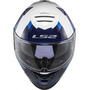 LS2 STORM 2 MCPHEE REPLİCA MAVİ BEYAZ KAPALI KASK 