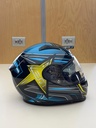 LEM STAR 140 SARI MAVİ GÜNEŞ VİZÖRLÜ FULL FACE KASK