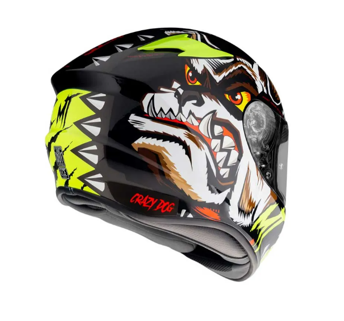 MT TARGO CRAZY DOG NEON KAPALI KASK
