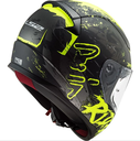 LS2 RAPID NAUGHTY SİYAH-NEON KAPALI KASK