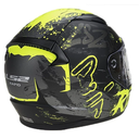LS2 RAPID NAUGHTY SİYAH-NEON KAPALI KASK