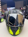  MT THUNDER MAT SİYAH NEON KASK 