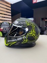  MT THUNDER MAT SİYAH NEON KASK 