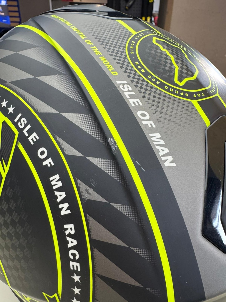  MT THUNDER MAT SİYAH NEON KASK 