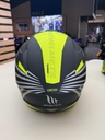 MT TARGO  SHELL MAT SİYAH-NEON KASK