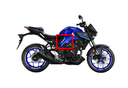 YAMAHA MT25 DEPO ALT KAPAK SAĞ MAVİ 2020-2026 