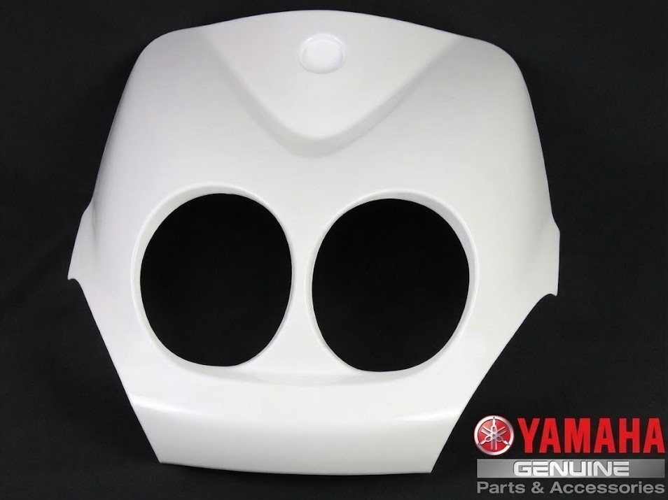 YAMAHA NEOS 4 ÖN GÖĞÜS FAR ÇERÇEVESİ BEYAZ