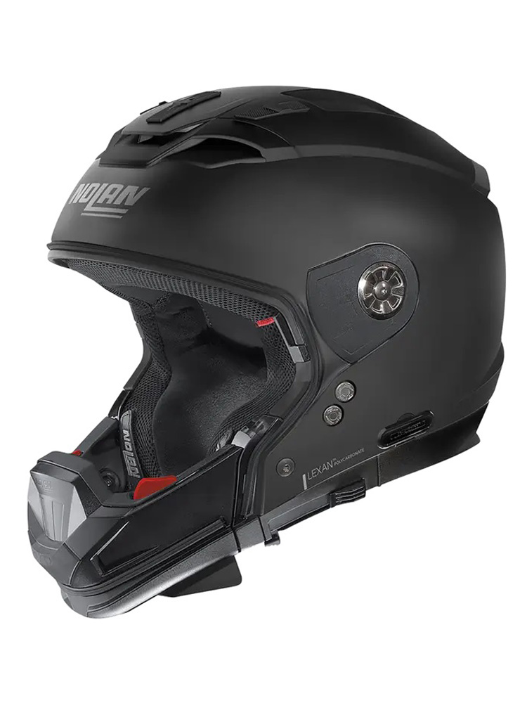 NOLAN N70-2 GT CLASSIC N-COM MAT SİYAH MODÜLER KASK - Resim 3