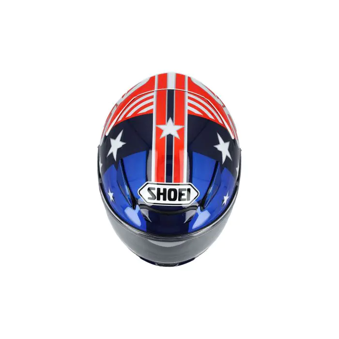 SHOEI NXR 2 MARQUEZ AMERICAN SPIRIT TC-10 KAPALI KASK - Resim 5