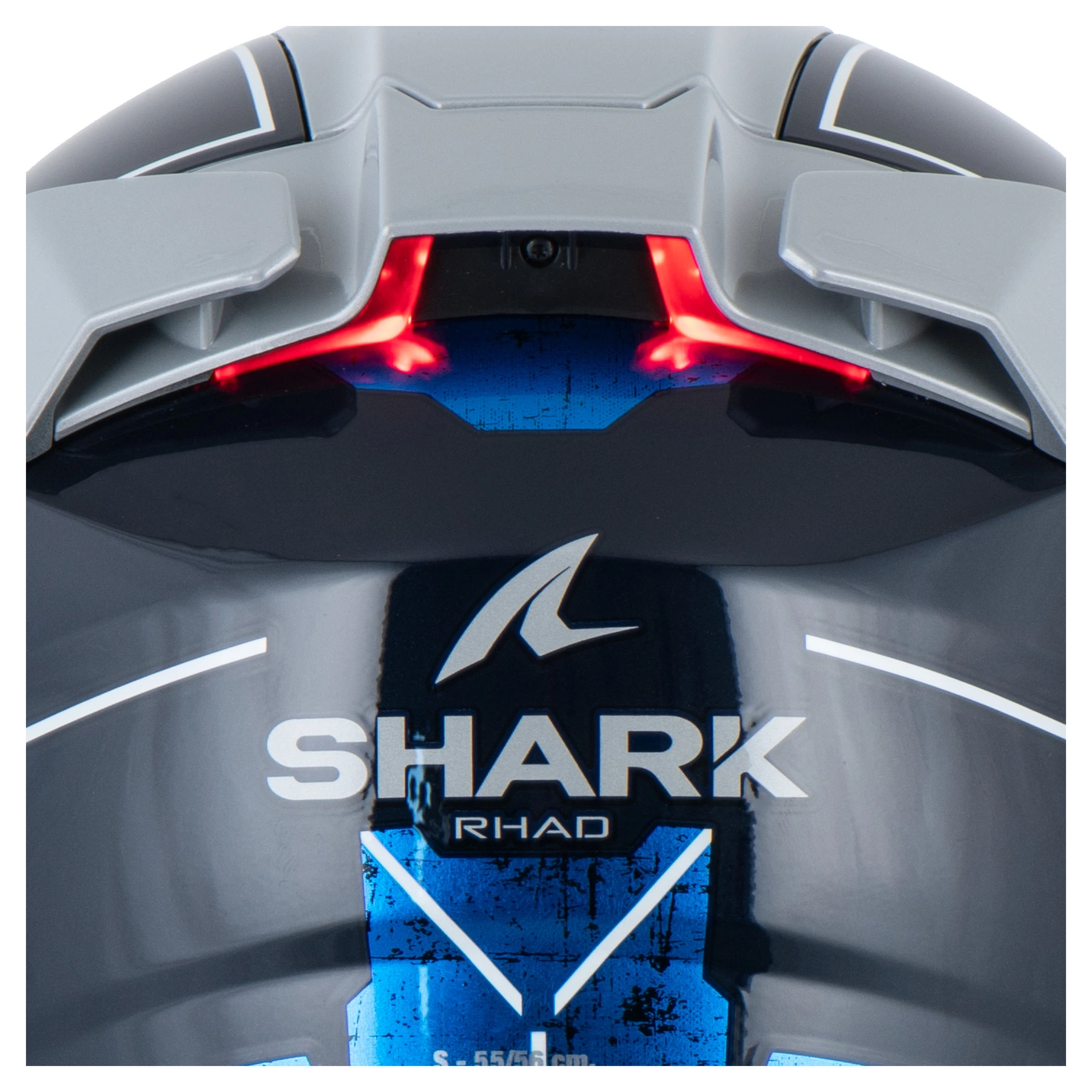 SHARK SKWAL İ3 RHAD MAVİ GRİ KAPALI KASK - Resim 5