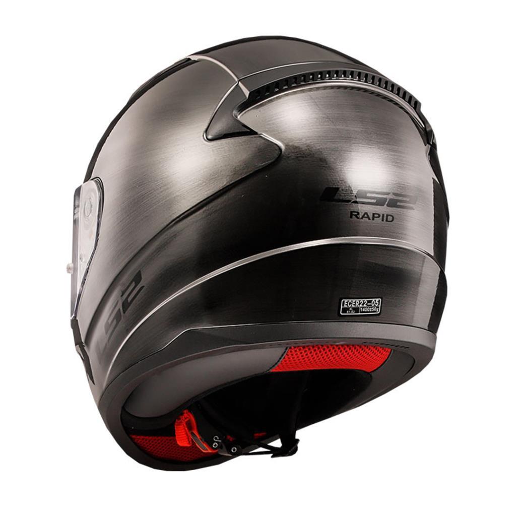 LS2 RAPID JEANS TITANYUM KAPALI KASK - Resim 3