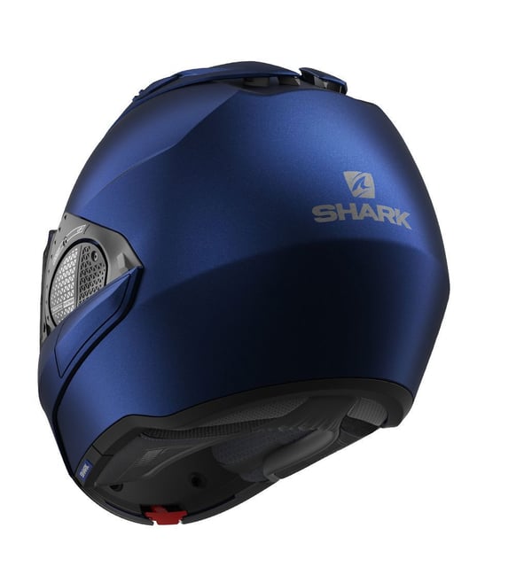 SHARK EVO GT BLANK MAT MAVİ ÇENE ÇILIR KASK - Resim 2