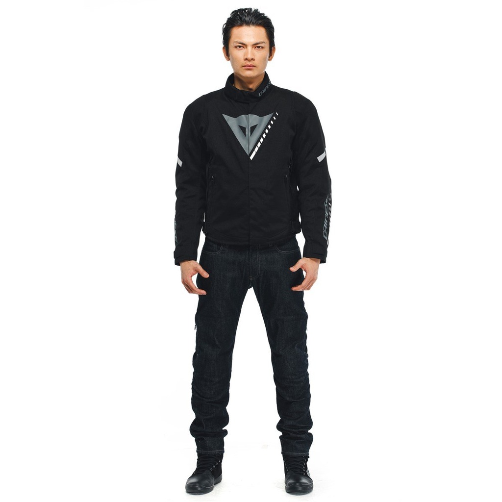 DAİNESE VELOCE BLACK CHARCOAL GRAY WHİTE D-DRY MONT - Resim 3