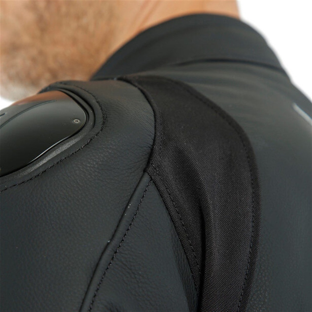 DAİNESE AGİLE MAT SİYAH DERİ MONT - Resim 5