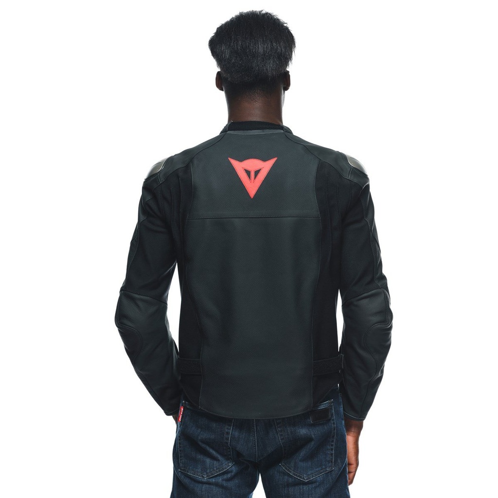 DAİNESE SPORTİVA PERF BLACK MATT DERİ MONT - Resim 4