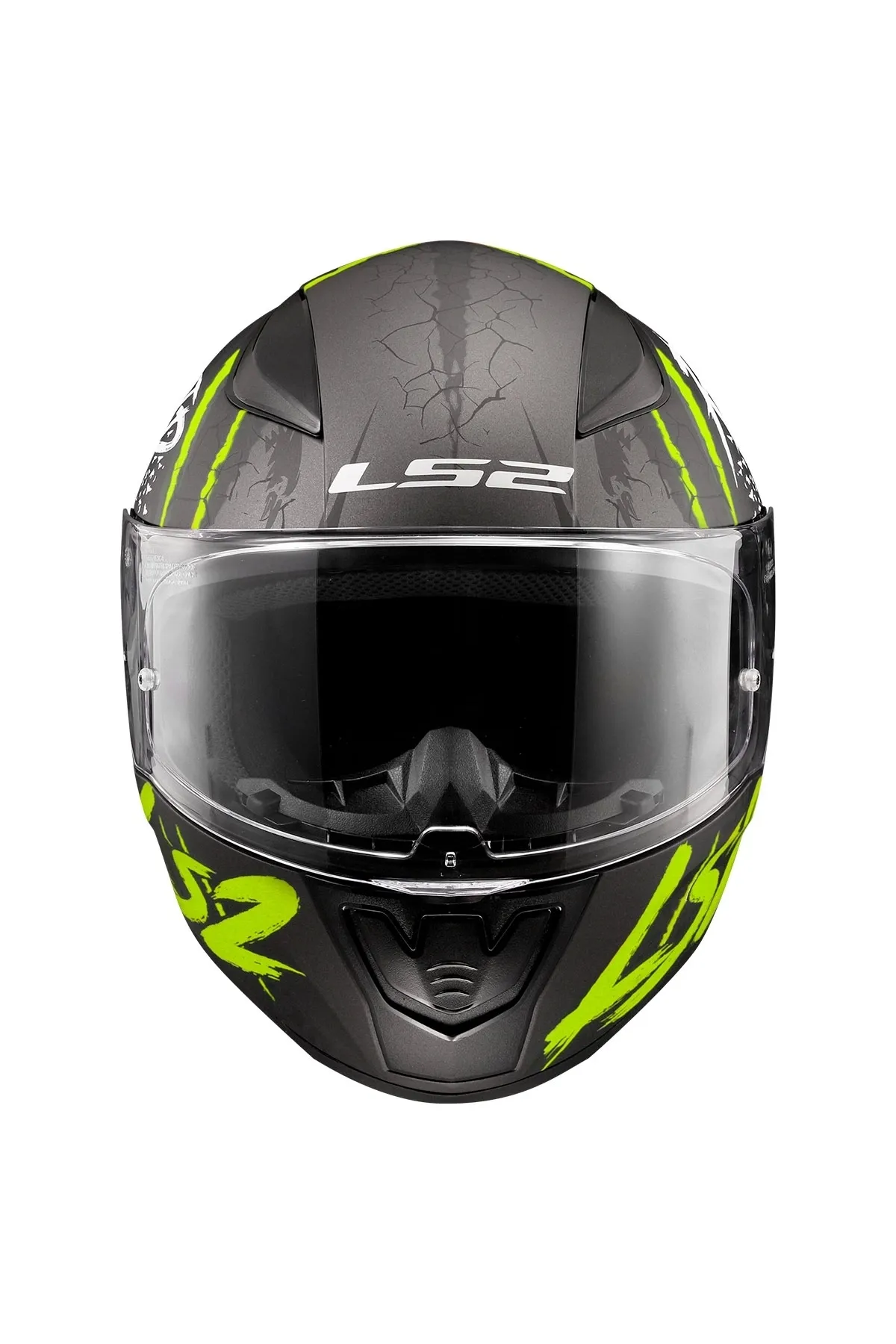 LS2 RAPID NAUGHTY SİYAH-NEON KAPALI KASK - Resim 5