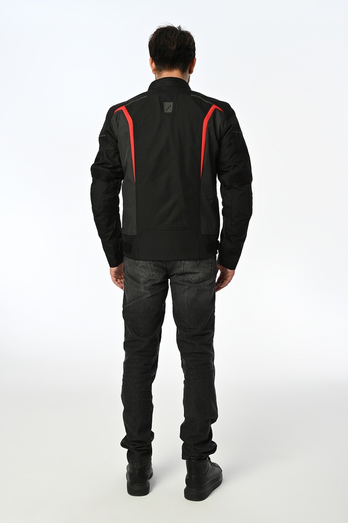 LS2 SEPANG SİYAH-GRİ-KIRMIZI MEVSİMLİK MONT - Resim 4